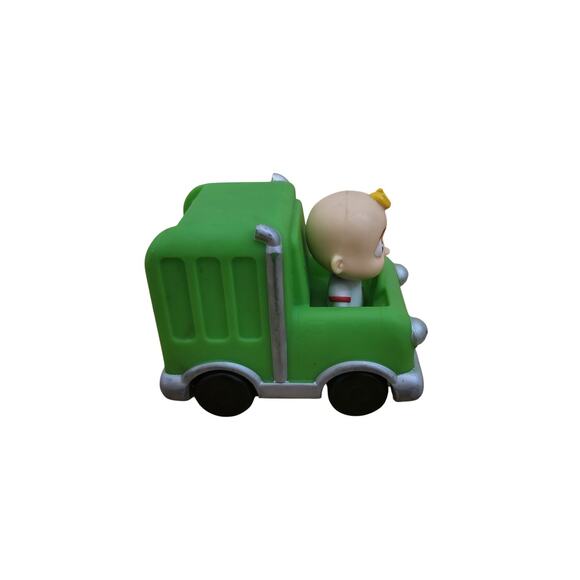 CoComelon JJ Garbage Truck Mini Vehicle Toy Green Push Along 2020 - Picture 9 of 11
